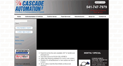 Desktop Screenshot of cascadeautomation.com